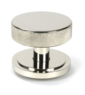 From The Anvil Polished Nickel Brompton Centre Door Knob (Art Deco)