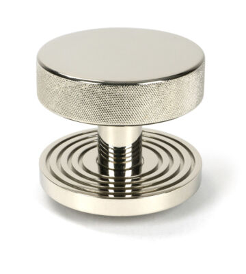 From The Anvil Polished Nickel Brompton Centre Door Knob (Beehive)