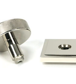 From The Anvil Polished Nickel Brompton Centre Door Knob (Square) - Image 4
