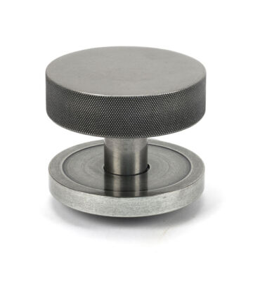 From The Anvil Pewter Brompton Centre Door Knob (Plain)
