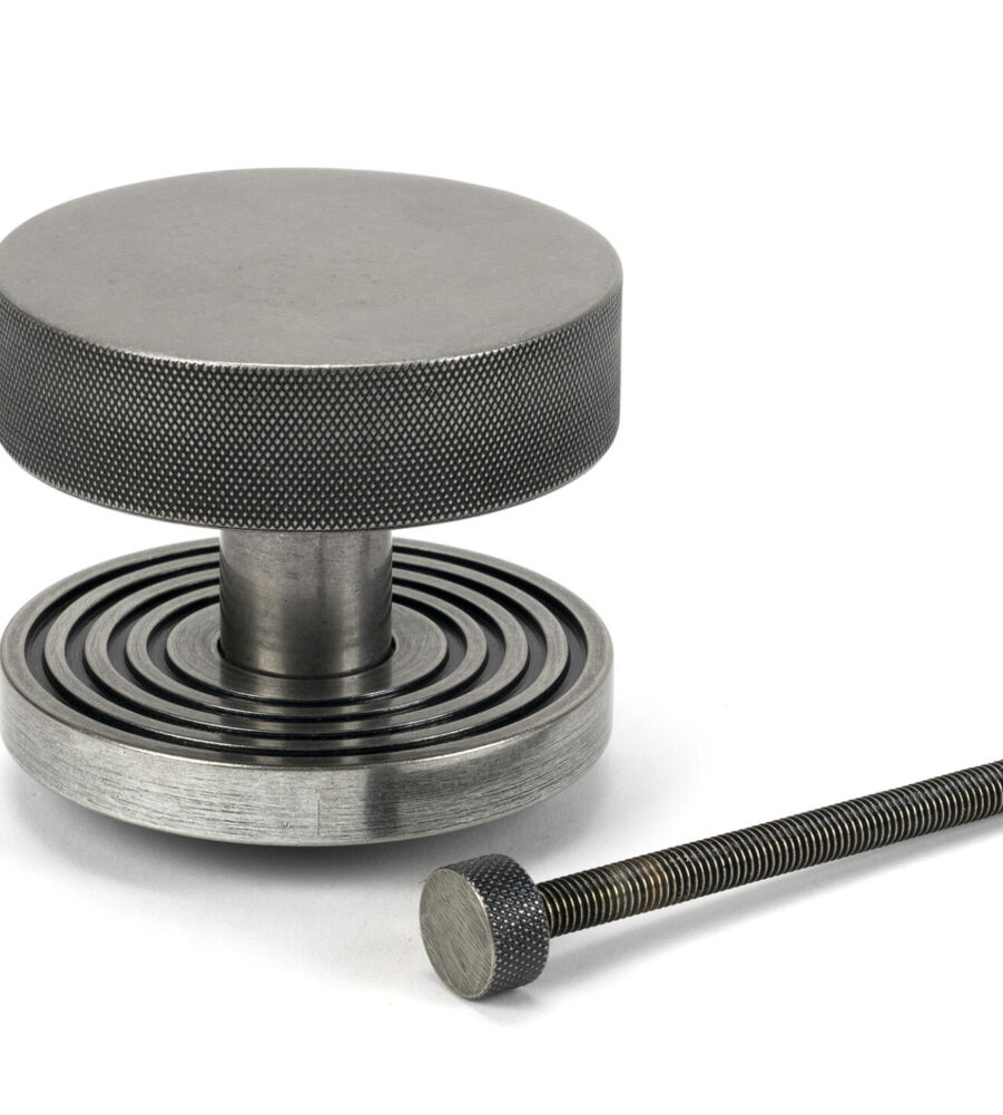 From The Anvil Pewter Brompton Centre Door Knob (Beehive) - Image 2