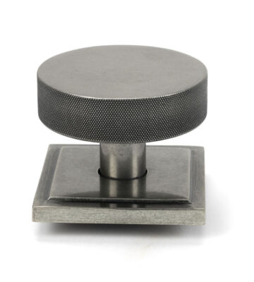 From The Anvil Pewter Brompton Centre Door Knob (Square)