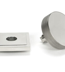 From The Anvil Polished Marine SS (316) Brompton Centre Door Knob (Square) - Image 3