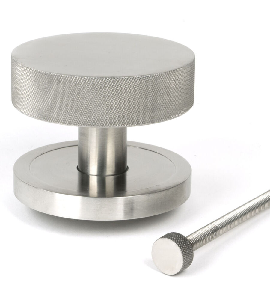 From The Anvil Satin Marine SS (316) Brompton Centre Door Knob (Plain) - Image 2