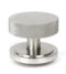 From The Anvil Satin Marine SS (316) Brompton Centre Door Knob (Art Deco)
