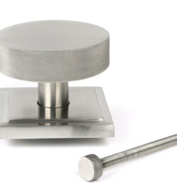 From The Anvil Satin Marine SS (316) Brompton Centre Door Knob (Square) - Image 2