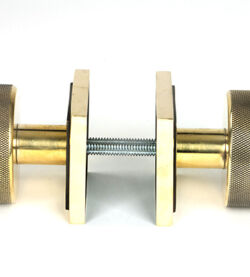 From The Anvil Aged Brass Brompton Mortice/Rim Knob Set (Square) - Image 3