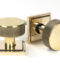 From The Anvil Aged Brass Brompton Mortice/Rim Knob Set (Square)