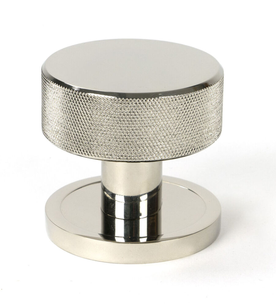From The Anvil Polished Nickel Brompton Mortice/Rim Knob Set (Plain) - Image 2