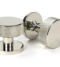 From The Anvil Polished Nickel Brompton Mortice/Rim Knob Set (Plain)