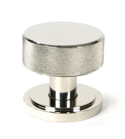 From The Anvil Polished Nickel Brompton Mortice/Rim Knob Set (Art Deco) - Image 2