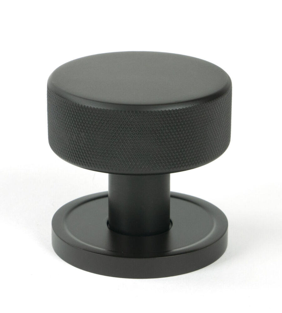 From The Anvil Aged Bronze Brompton Mortice/Rim Knob Set (Plain) - Image 2