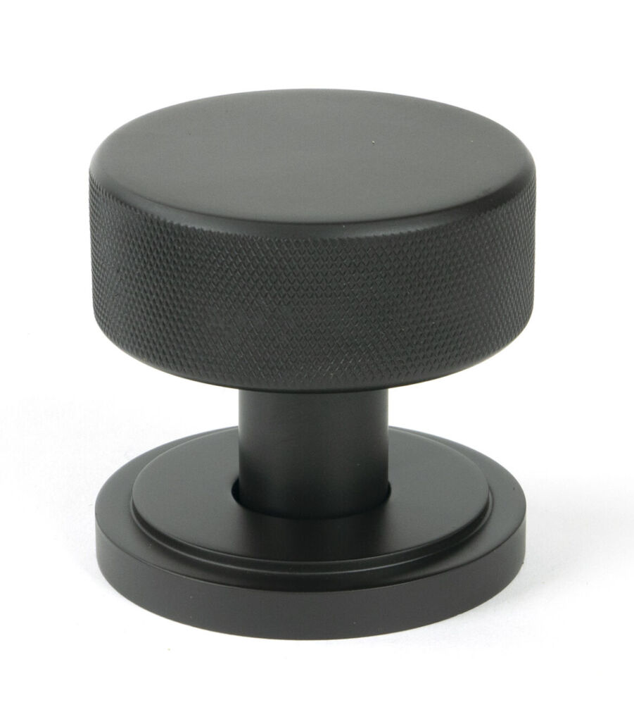 From The Anvil Aged Bronze Brompton Mortice/Rim Knob Set (Art Deco) - Image 2