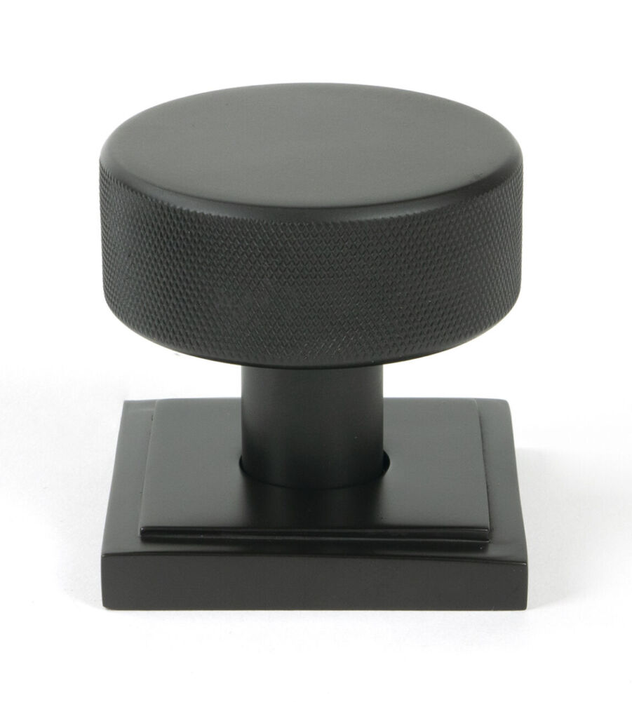 From The Anvil Aged Bronze Brompton Mortice/Rim Knob Set (Square) - Image 2