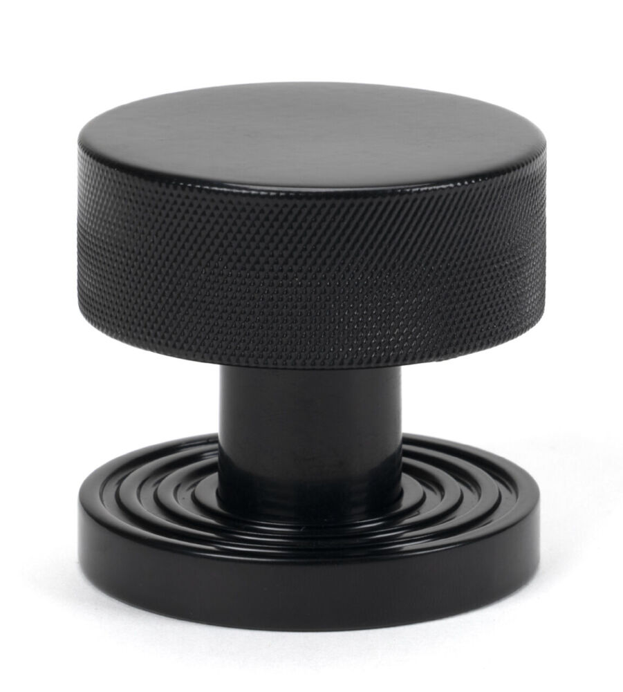 From The Anvil Black Brompton Mortice/Rim Knob Set (Beehive) - Image 2