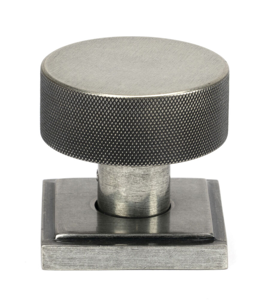 From The Anvil Pewter Brompton Mortice/Rim Knob Set (Square) - Image 2