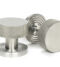From The Anvil Satin Marine SS (316) Brompton Mortice/Rim Knob Set (Beehive)