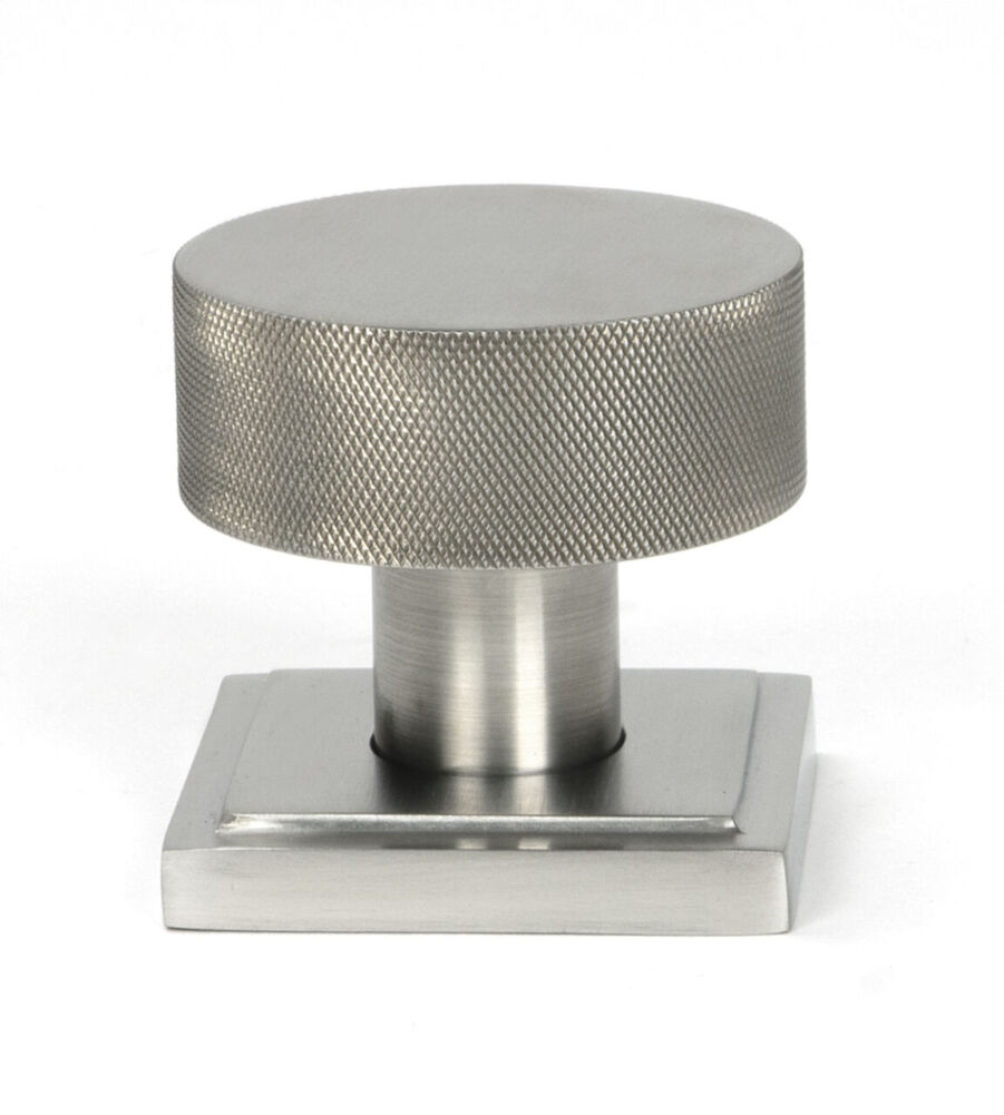 From The Anvil Satin Marine SS (316) Brompton Mortice/Rim Knob Set (Square) - Image 2