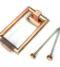 From The Anvil Polished Bronze Brompton Door Knocker