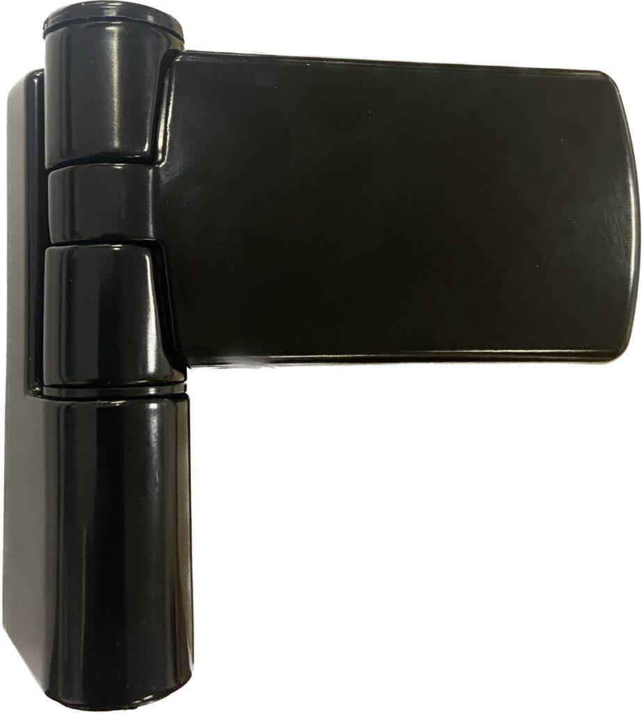 Trojan Patriot Plus 22mm Flag Door Hinge - Satin Black, Zinc Alloy - Single Pack