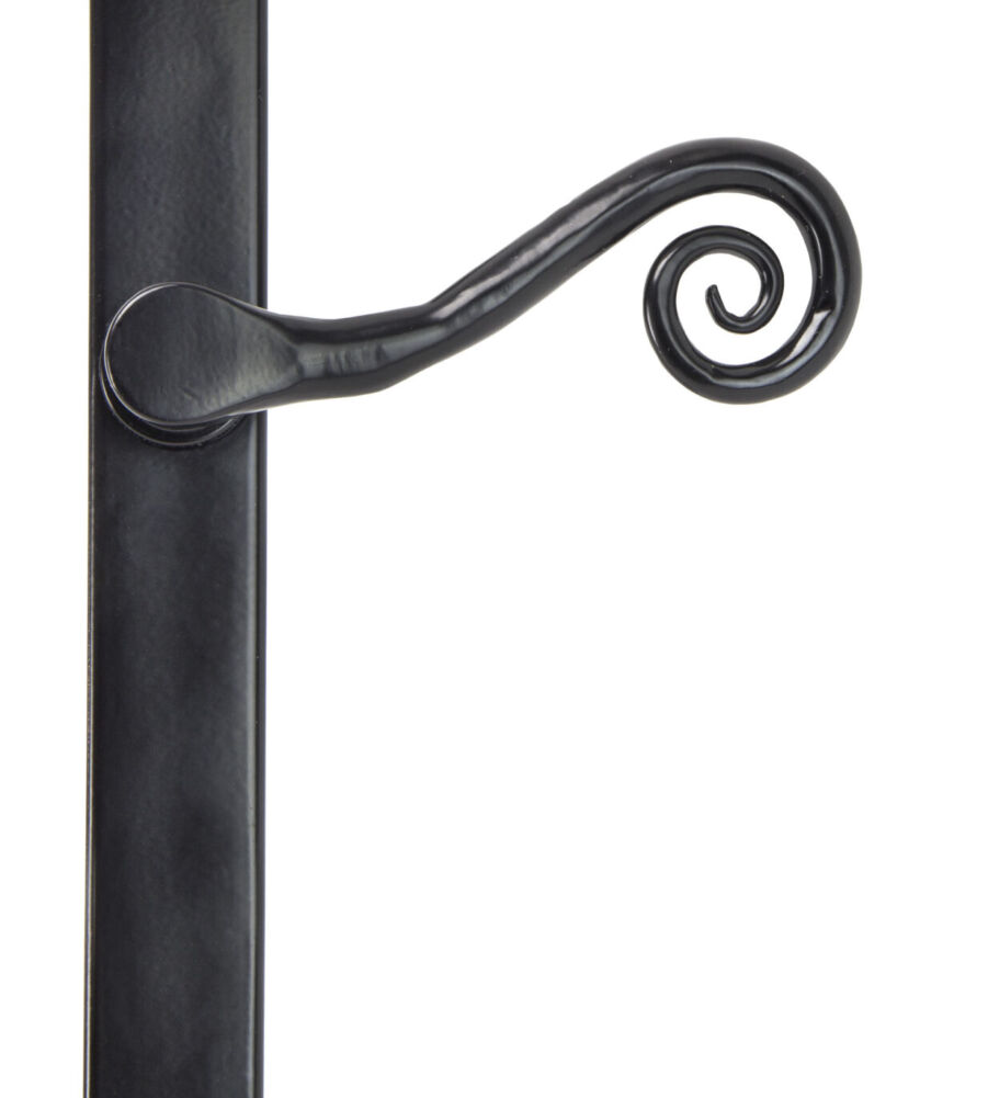From The Anvil Black Monkeytail Slimline Lever Espag. Latch Set - LH - Image 3