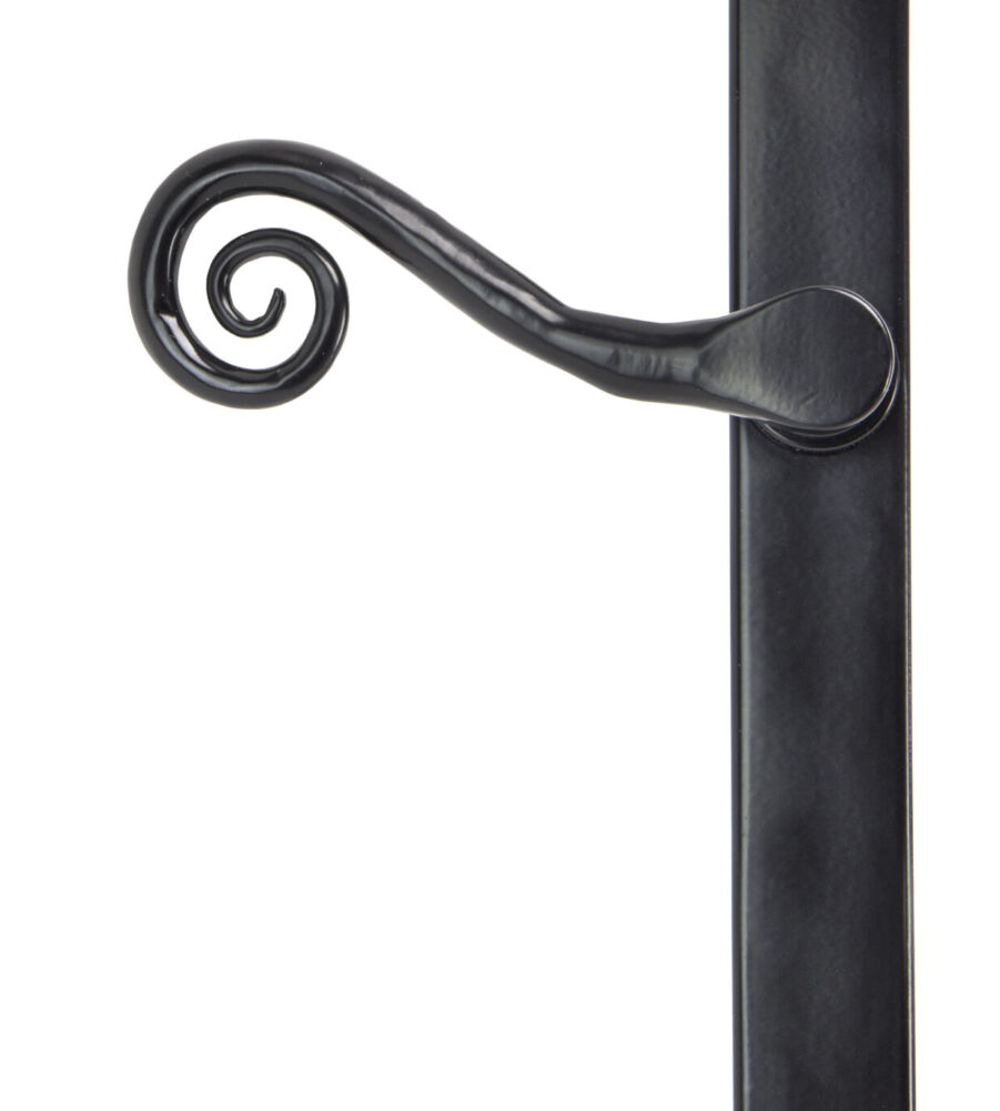 From The Anvil Black Monkeytail Slimline Lever Espag. Latch Set - RH - Image 3