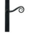 From The Anvil Black Monkeytail Slimline Lever Espag. Latch Set - RH