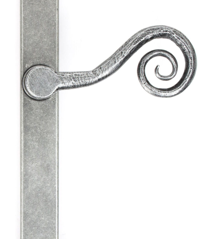 From The Anvil Pewter Monkeytail Slimline Lever Espag. Latch - RH