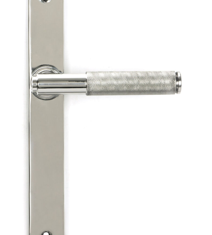 From The Anvil Polished Marine SS (316) Brompton Slimline Lever Espag. Latch Set