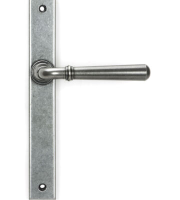 From The Anvil Pewter Newbury Slimline Lever Espag. Latch Set