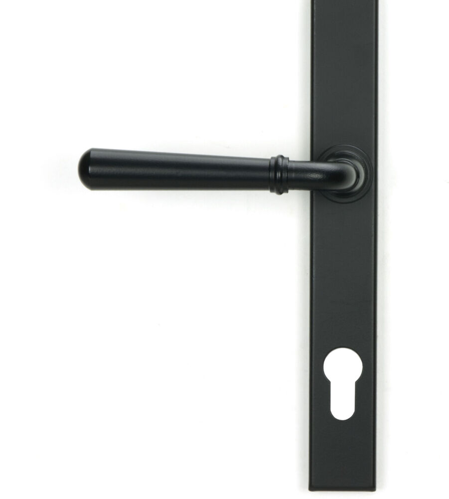 From The Anvil Matt Black Newbury Slimline Lever Espag. Lock Set - Image 3