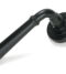 From The Anvil Matt Black Newbury Lever on Rose Set (Plain)