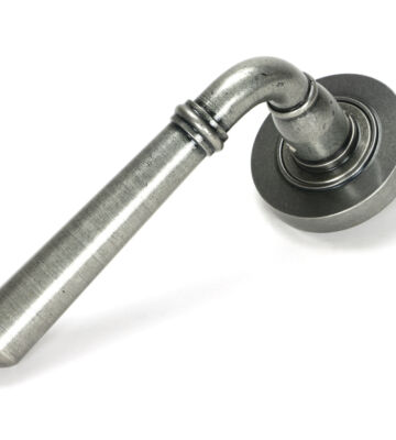 From The Anvil Pewter Newbury Lever On Rose Set (Plain)