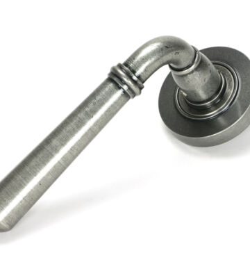 From The Anvil Pewter Newbury Lever on Rose Set (Plain)