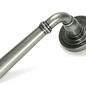From The Anvil Pewter Newbury Lever On Rose Set (Art Deco)