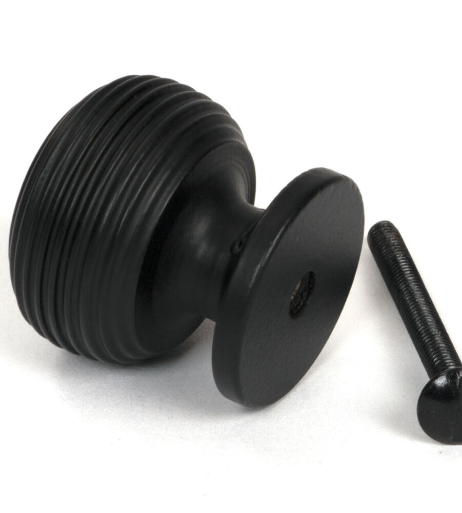 From The Anvil Matt Black Beehive Cabinet Knob 30mm - Image 3