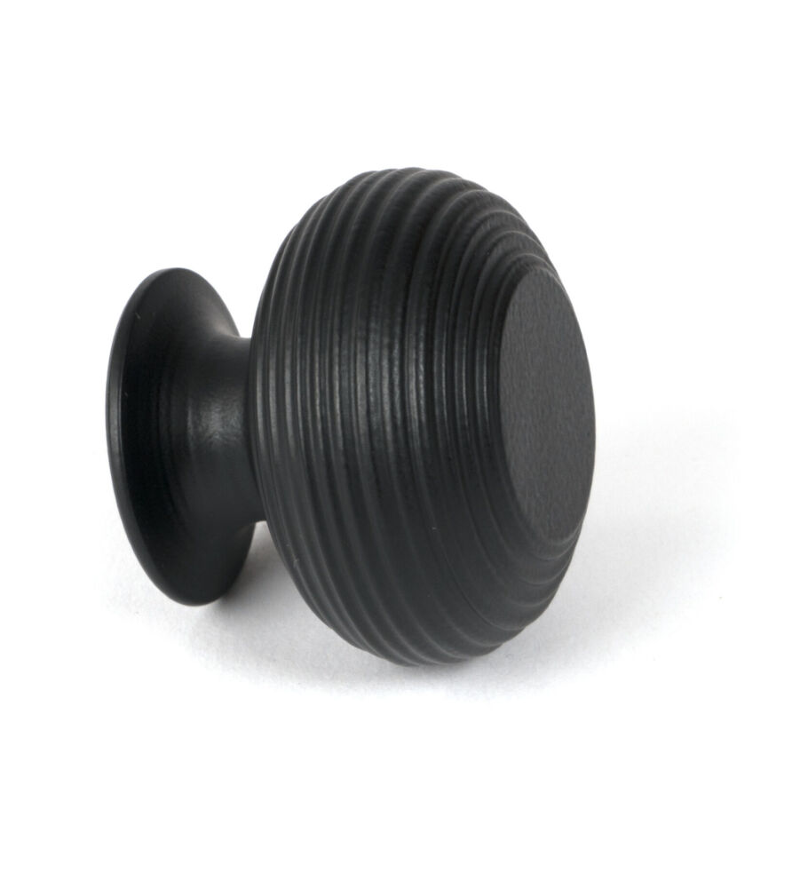 From The Anvil Matt Black Beehive Cabinet Knob 40mm - Image 3