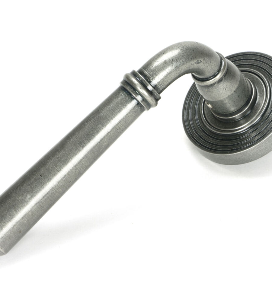 From The Anvil Pewter Newbury Lever on Rose Set (Beehive)