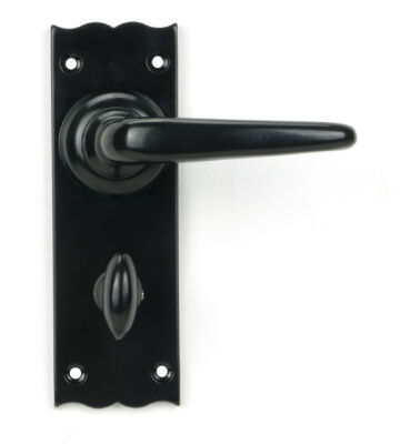 From The Anvil Black Oak Lever Bathroom Set