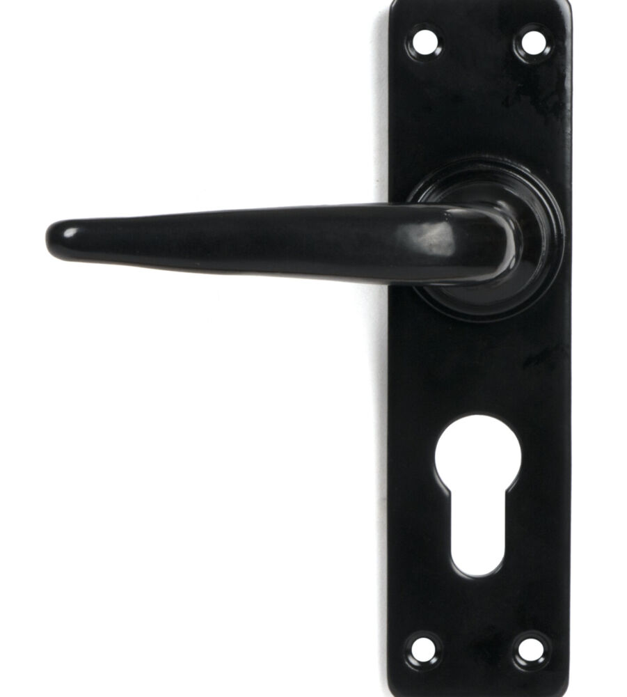 From The Anvil Black Smooth Lever Euro Lock Set - Image 3