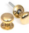 From The Anvil Aged Brass Mushroom Mortice/Rim Knob Set