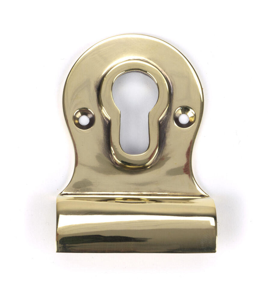 From The Anvil Aged Brass Euro Door Pull - Image 3