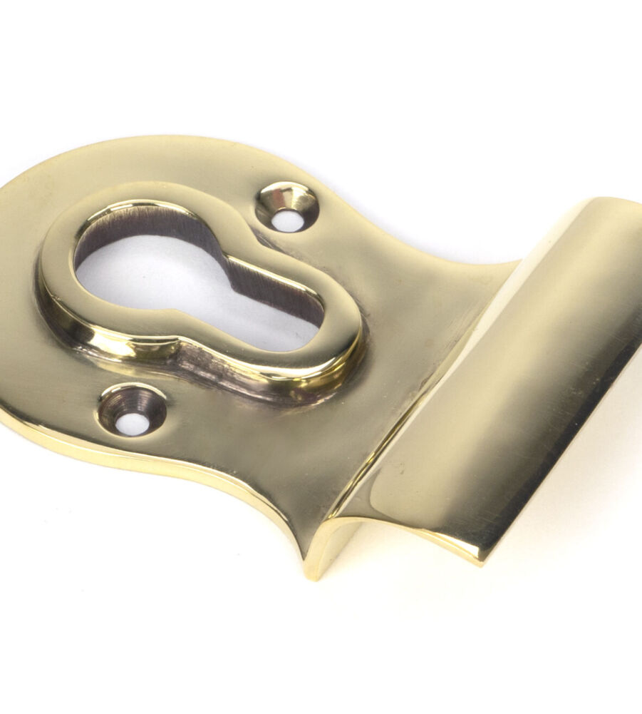 From The Anvil Aged Brass Euro Door Pull