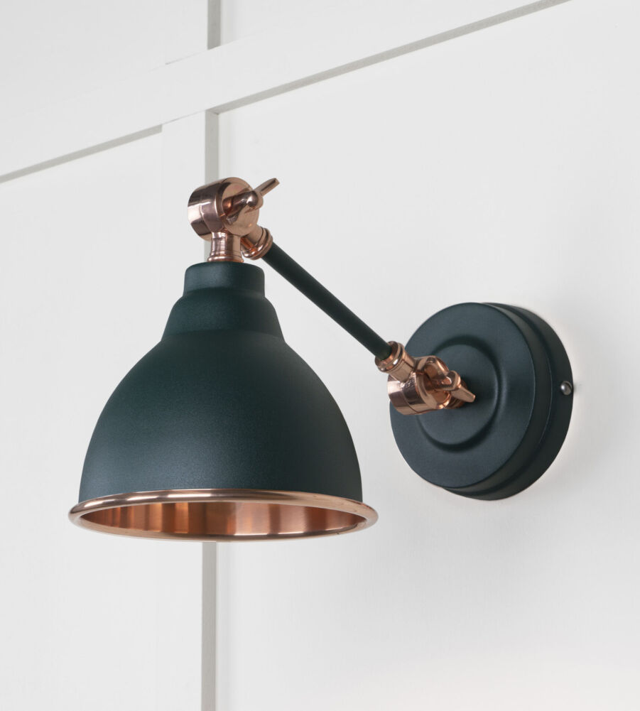 From The Anvil Smooth Copper Brindley Wall Light in Dingle - Image 3