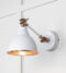 From The Anvil Smooth Copper Brindley Wall Light in Flock