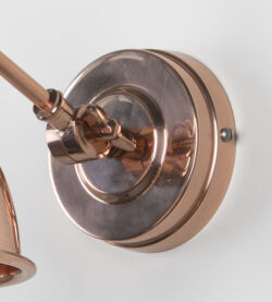 From The Anvil Smooth Copper Brindley Wall Light - Image 6