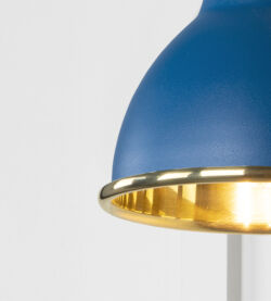 From The Anvil Smooth Brass Brindley Wall Light in Upstream - Image 4