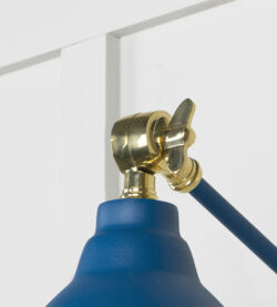 From The Anvil Smooth Brass Brindley Wall Light in Upstream - Image 5