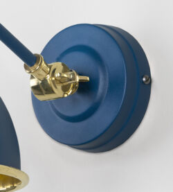 From The Anvil Smooth Brass Brindley Wall Light in Upstream - Image 6