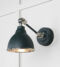 From The Anvil Hammered Nickel Brindley Wall Light in Dingle